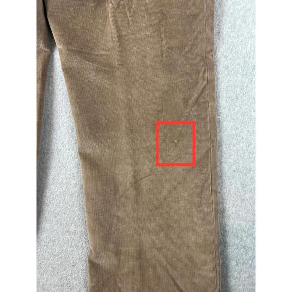 Rafaella Womens Corduroy Pants Size 10 Relaxed Fit All Straight Leg - Picture 6 of 11